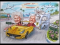 Ferrari pulling caravan