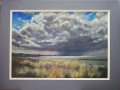 Rain over Morecambe Bay framed