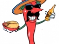 Chilli Mexican character illustration