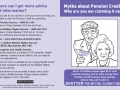 Myths About Pension Credit leaflet