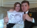 Caricature drawn at the Inn On The Lake, Glenridding