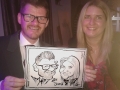 Caricature drawn at Ribby Hall