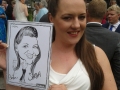 Caricature drawn at Castle Green Hotel, Kendal - August 2013